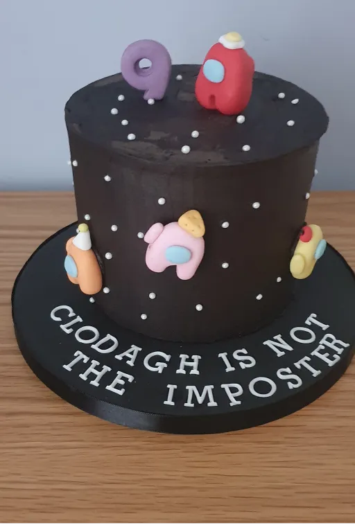Games console themed birthday cake